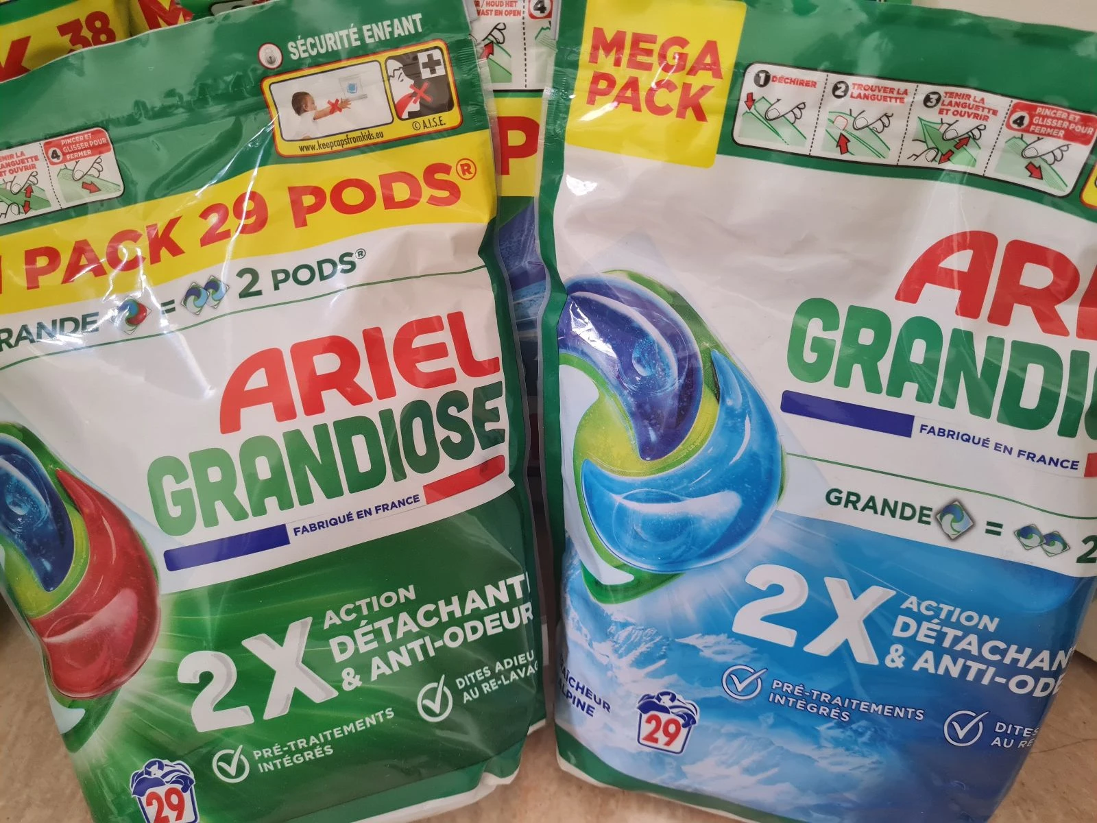 Les deux produits 